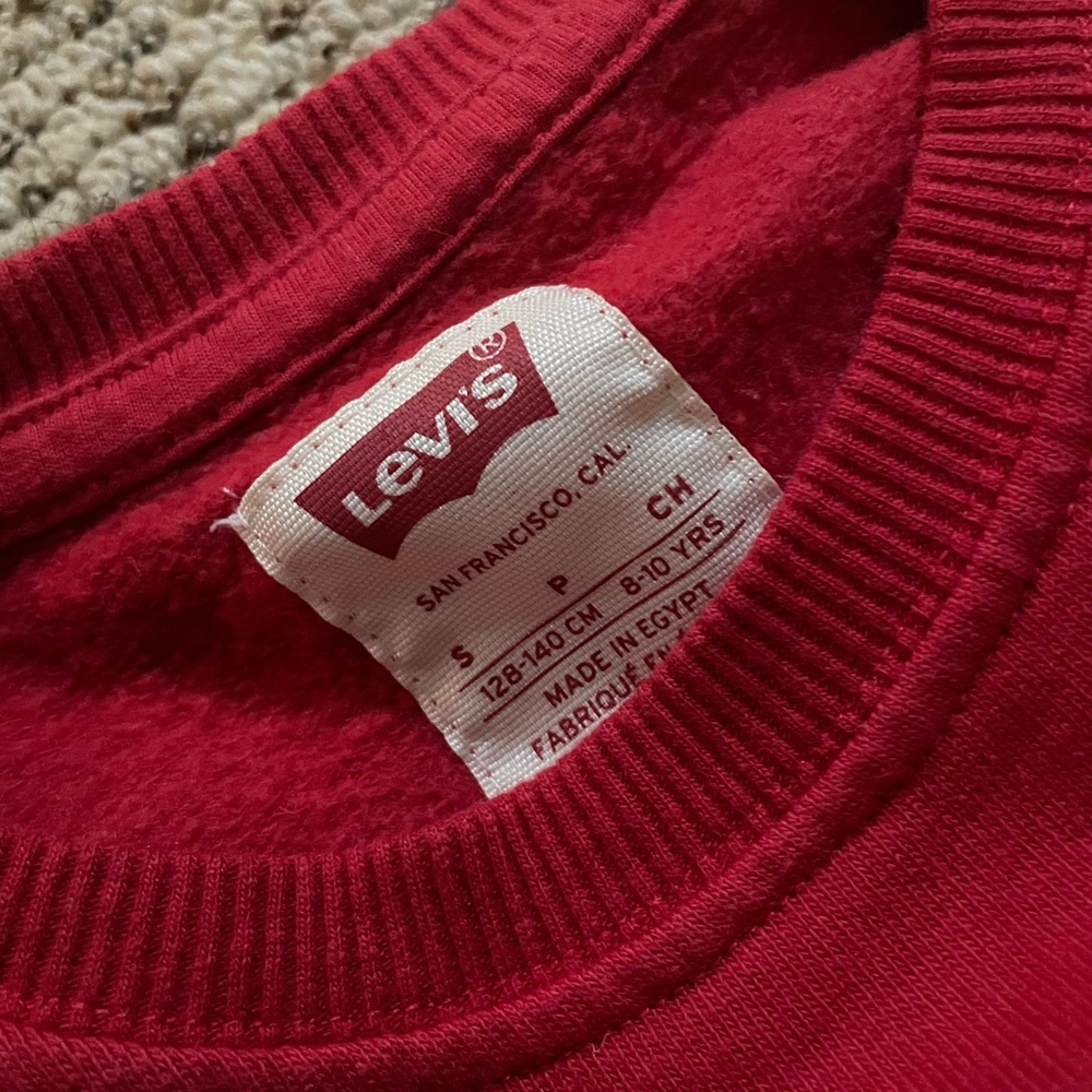 Levi’s Red Longsleeve Sweatshirt ( 8-10 yrs ) - Picture 3 of 3